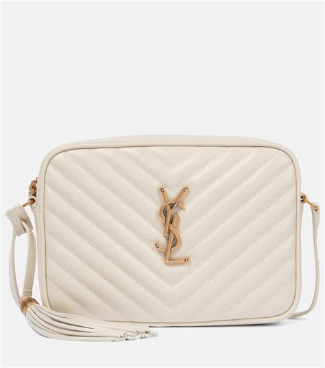 ysl lou camera bag white
